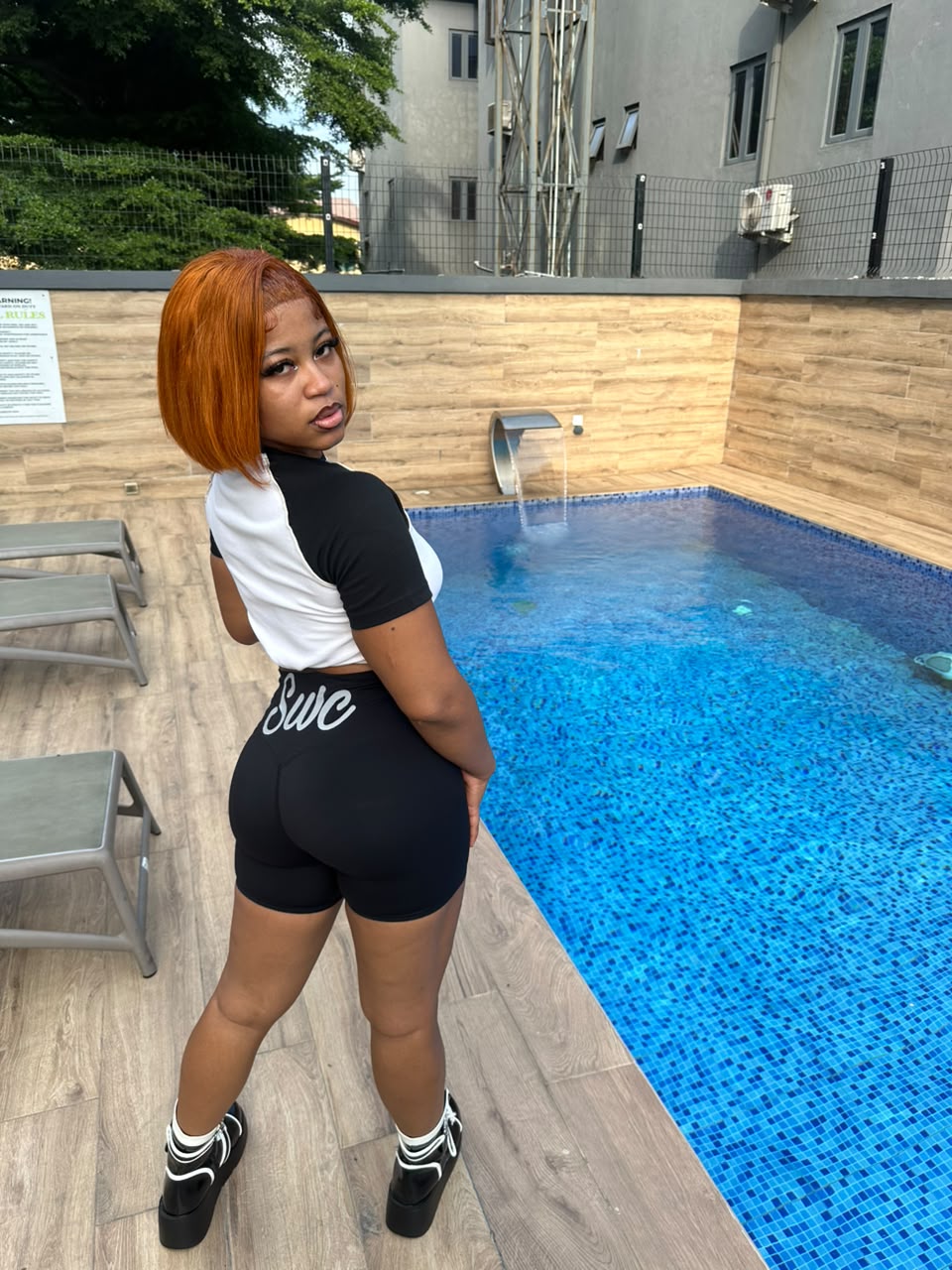Femme Code Set, poolside